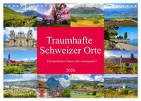 Kramer / CALVENDO |  Traumhafte Schweizer Orte (Wandkalender 2026 DIN A4 quer), CALVENDO Monatskalender | Sonstiges |  Sack Fachmedien