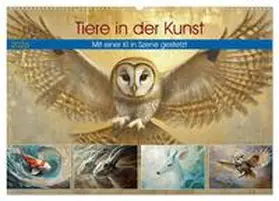 Gierok-Latniak / CALVENDO |  Tiere in der Kunst (Wandkalender 2026 DIN A2 quer), CALVENDO Monatskalender | Sonstiges |  Sack Fachmedien