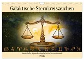 CALVENDO / Kleemann |  Galaktische Sternkreiszeichen (Wandkalender 2026 DIN A4 quer), CALVENDO Monatskalender | Sonstiges |  Sack Fachmedien