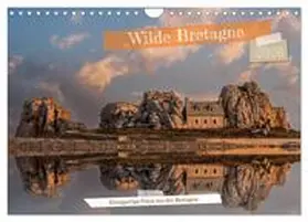 Schrader / CALVENDO |  Wilde Bretagne (Wandkalender 2026 DIN A4 quer), CALVENDO Monatskalender | Sonstiges |  Sack Fachmedien