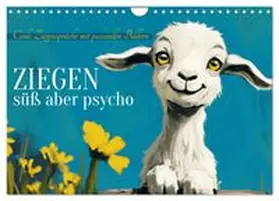 CALVENDO / Löwer |  Ziegen, süß aber psycho (Wandkalender 2026 DIN A4 quer), CALVENDO Monatskalender | Sonstiges |  Sack Fachmedien