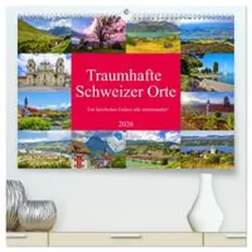 CALVENDO / Kramer | Traumhafte Schweizer Orte (hochwertiger Premium Wandkalender 2026 DIN A2 quer), Kunstdruck in Hochglanz | Sonstiges | 978-3-457-32023-5 | www.sack.de