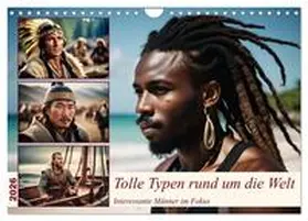 Kleemann / CALVENDO |  Tolle Typen rund um die Welt (Wandkalender 2026 DIN A4 quer), CALVENDO Monatskalender | Sonstiges |  Sack Fachmedien