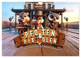 artefacti / CALVENDO |  Pfoten und Pistolen: Ein Jahr im Zeichen des Wilden Westens (Wandkalender 2026 DIN A4 quer), CALVENDO Monatskalender | Sonstiges |  Sack Fachmedien