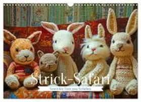 CALVENDO / Kowalski |  Strick-Safari - Gestrickte Tiere zum Verlieben (Wandkalender 2026 DIN A3 quer), CALVENDO Monatskalender | Sonstiges |  Sack Fachmedien