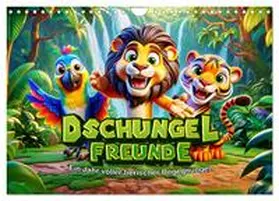 artefacti / CALVENDO |  Dschungel-Freunde: Ein Jahr voller tierischer Begegnungen (Wandkalender 2026 DIN A4 quer), CALVENDO Monatskalender | Sonstiges |  Sack Fachmedien
