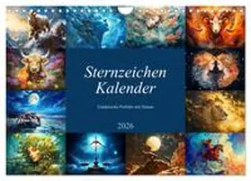 Frost / CALVENDO |  Sternzeichen-Kalender - Galaktische Porträts mit Datum (Wandkalender 2026 DIN A4 quer), CALVENDO Monatskalender | Sonstiges |  Sack Fachmedien