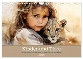 CALVENDO / Tapper |  Kinder und Tiere (Wandkalender 2026 DIN A4 quer), CALVENDO Monatskalender | Sonstiges |  Sack Fachmedien
