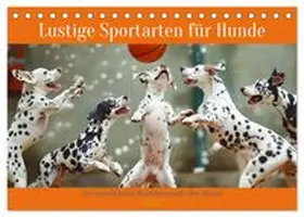 CALVENDO / Tapper |  Lustige Sportarten für Hunde (Tischkalender 2026 DIN A5 quer), CALVENDO Monatskalender | Sonstiges |  Sack Fachmedien