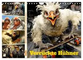 Illgen / CALVENDO |  Verrückte Hühner (Wandkalender 2026 DIN A4 quer), CALVENDO Monatskalender | Sonstiges |  Sack Fachmedien