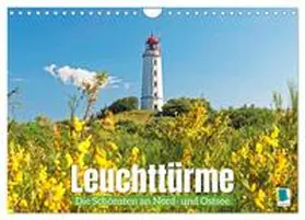 CALVENDO |  Leuchttürme: Die Schönsten an Nord- und Ostsee (Wandkalender 2026 DIN A4 quer), CALVENDO Monatskalender | Sonstiges |  Sack Fachmedien