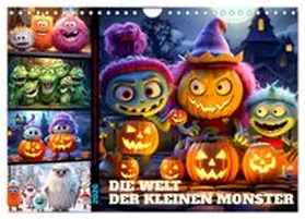 CALVENDO / Meutzner |  Die Welt der kleinen Monster (Wandkalender 2026 DIN A4 quer), CALVENDO Monatskalender | Sonstiges |  Sack Fachmedien