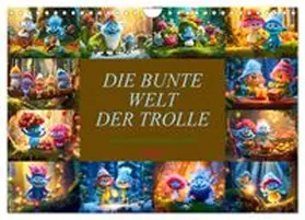 CALVENDO / Meutzner |  Die bunte Welt der Trolle (Wandkalender 2026 DIN A4 quer), CALVENDO Monatskalender | Sonstiges |  Sack Fachmedien