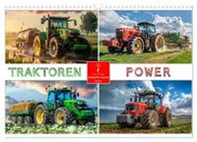 Roder / CALVENDO |  Traktoren Power (Wandkalender 2026 DIN A3 quer), CALVENDO Monatskalender | Sonstiges |  Sack Fachmedien