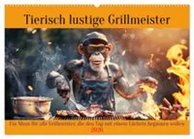 CALVENDO / Rübsamen |  Tierisch lustige Grillmeister (Wandkalender 2026 DIN A2 quer), CALVENDO Monatskalender | Sonstiges |  Sack Fachmedien