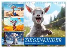 Löwer / CALVENDO |  Ziegenkinder haben das ganze Jahr Spaß (Wandkalender 2026 DIN A4 quer), CALVENDO Monatskalender | Sonstiges |  Sack Fachmedien