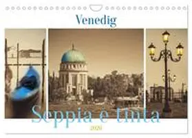 Fuchs / CALVENDO |  Venedig Seppia e tinta (Wandkalender 2026 DIN A4 quer), CALVENDO Monatskalender | Sonstiges |  Sack Fachmedien