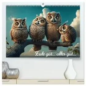 artefacti / CALVENDO |  Eule gut... alles gut! (hochwertiger Premium Wandkalender 2026 DIN A2 quer), Kunstdruck in Hochglanz | Sonstiges |  Sack Fachmedien