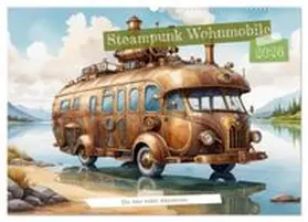CALVENDO / Mythogalaxis |  Steampunk Wohnmobile (Wandkalender 2026 DIN A2 quer), CALVENDO Monatskalender | Sonstiges |  Sack Fachmedien