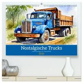 Kleemann / CALVENDO |  Nostalgische Trucks (hochwertiger Premium Wandkalender 2026 DIN A2 quer), Kunstdruck in Hochglanz | Sonstiges |  Sack Fachmedien