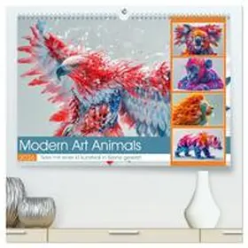 Gierok-Latniak / CALVENDO |  Modern Art Animals (hochwertiger Premium Wandkalender 2026 DIN A2 quer), Kunstdruck in Hochglanz | Sonstiges |  Sack Fachmedien