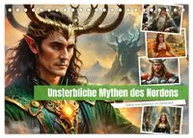 CALVENDO / Stachanczyk |  Unsterbliche Mythen des Nordens (Tischkalender 2026 DIN A5 quer), CALVENDO Monatskalender | Sonstiges |  Sack Fachmedien