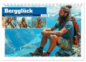 CALVENDO / Hurley |  Bergglück. Alpinklettern. Freude, Freiheit und Abenteuer (Tischkalender 2026 DIN A5 quer), CALVENDO Monatskalender | Sonstiges |  Sack Fachmedien