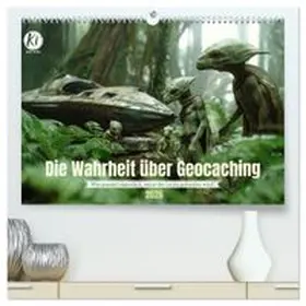 CALVENDO / Waurick |  Die Wahrheit über Geocaching (hochwertiger Premium Wandkalender 2026 DIN A2 quer), Kunstdruck in Hochglanz | Sonstiges |  Sack Fachmedien