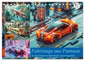 CALVENDO / Waurick |  Fahrzeuge aus Fantasie (Tischkalender 2026 DIN A5 quer), CALVENDO Monatskalender | Sonstiges |  Sack Fachmedien