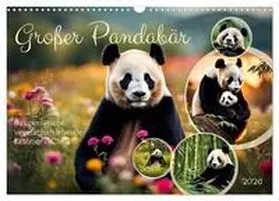 Kleemann / CALVENDO |  Großer Pandabär (Wandkalender 2026 DIN A3 quer), CALVENDO Monatskalender | Sonstiges |  Sack Fachmedien