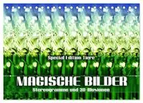 CALVENDO / Utz |  Magische Bilder - Stereogramme und 3D-Illusionen (Tischkalender 2026 DIN A5 quer), CALVENDO Monatskalender | Sonstiges |  Sack Fachmedien