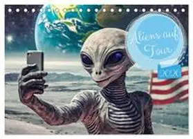pixs:sell / CALVENDO |  Aliens auf Tour (Tischkalender 2026 DIN A5 quer), CALVENDO Monatskalender | Sonstiges |  Sack Fachmedien