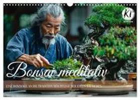 CALVENDO / Waurick |  Bonsai meditativ (Wandkalender 2026 DIN A3 quer), CALVENDO Monatskalender | Sonstiges |  Sack Fachmedien