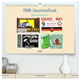 von Löwis of Menar / CALVENDO |  DDR Amateurfunk Historische Karten (hochwertiger Premium Wandkalender 2026 DIN A2 quer), Kunstdruck in Hochglanz | Sonstiges |  Sack Fachmedien