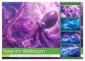 Gierok-Latniak / CALVENDO |  Tiere im Weltraum (Wandkalender 2026 DIN A3 quer), CALVENDO Monatskalender | Sonstiges |  Sack Fachmedien