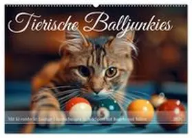 CALVENDO / Waurick |  Tierische Balljunkies (Wandkalender 2026 DIN A2 quer), CALVENDO Monatskalender | Sonstiges |  Sack Fachmedien
