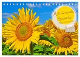 CALVENDO / Bussenius |  Motivierende Sprüche - gestärkt durch das Jahr (Tischkalender 2026 DIN A5 quer), CALVENDO Monatskalender | Sonstiges |  Sack Fachmedien