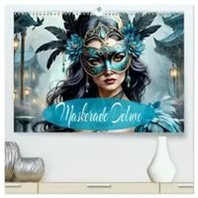 CALVENDO / Djeric |  Maskerade Deluxe (hochwertiger Premium Wandkalender 2026 DIN A2 quer), Kunstdruck in Hochglanz | Sonstiges |  Sack Fachmedien