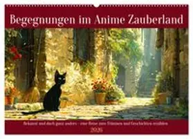 CALVENDO / Waurick |  Begegnungen im Anime Zauberland (Wandkalender 2026 DIN A2 quer), CALVENDO Monatskalender | Sonstiges |  Sack Fachmedien