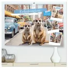 Hinz / CALVENDO |  Erdmännchen in New York City (hochwertiger Premium Wandkalender 2026 DIN A2 quer), Kunstdruck in Hochglanz | Sonstiges |  Sack Fachmedien