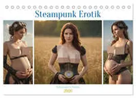 Herz / CALVENDO |  Steampunk Erotik - Schwangere Frauen (Tischkalender 2026 DIN A5 quer), CALVENDO Monatskalender | Sonstiges |  Sack Fachmedien