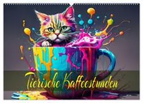 CALVENDO / Djeric |  Tierische Kaffeestunden (Wandkalender 2026 DIN A2 quer), CALVENDO Monatskalender | Sonstiges |  Sack Fachmedien