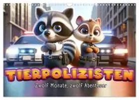 CALVENDO |  Tierpolizisten - Zwölf Monate, zwölf Abenteuer (Wandkalender 2026 DIN A3 quer), CALVENDO Monatskalender | Sonstiges |  Sack Fachmedien