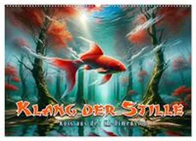 artefacti / CALVENDO |  Klang der Stille - Kois aus der KI Dimension (Wandkalender 2026 DIN A2 quer), CALVENDO Monatskalender | Sonstiges |  Sack Fachmedien