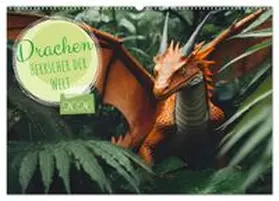 CALVENDO / pixs:sell |  Drachen - Herrscher der Welt (Wandkalender 2026 DIN A2 quer), CALVENDO Monatskalender | Sonstiges |  Sack Fachmedien