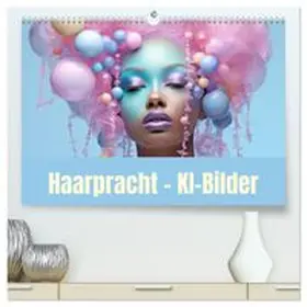 CALVENDO / Brunner-Klaus |  Haarpracht - KI-Bilder (hochwertiger Premium Wandkalender 2026 DIN A2 quer), Kunstdruck in Hochglanz | Sonstiges |  Sack Fachmedien