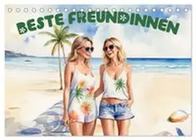 CALVENDO / ShirtScene |  Beste Freundinnen (Tischkalender 2026 DIN A5 quer), CALVENDO Monatskalender | Sonstiges |  Sack Fachmedien