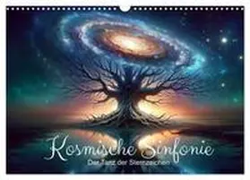 artefacti / CALVENDO |  Kosmische Sinfonie: Der Tanz der Sternzeichen (Wandkalender 2026 DIN A3 quer), CALVENDO Monatskalender | Sonstiges |  Sack Fachmedien