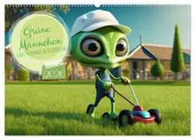 CALVENDO / pixs:sell |  Grüne Männchen - Ganz normale Außerirdische (Wandkalender 2026 DIN A2 quer), CALVENDO Monatskalender | Sonstiges |  Sack Fachmedien