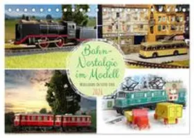 CALVENDO / Huschka |  Bahn-Nostalgie im Modell (Tischkalender 2026 DIN A5 quer), CALVENDO Monatskalender | Sonstiges |  Sack Fachmedien